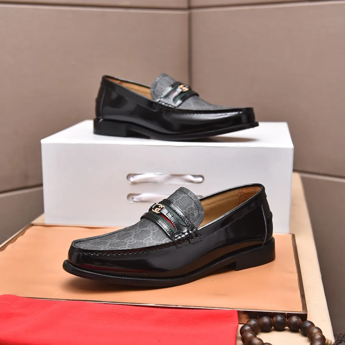 Men's shoes 💰580 📛📛Original (water-dyed cow lining) Gucci GUCCI official website formal shoes 🌀 Italian 🇮🇹 imported cowhide ➕ top imported water-dyed cowhide lining 💋 fine handmade original bottom, the real thing looks better when photographed in person Standard size 38-44
